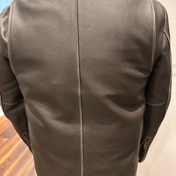 Leather jacket, agave denim men’s L - Picture 14 of 15